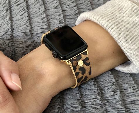 Black apple watch band