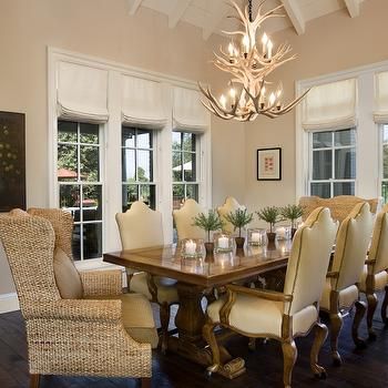 Dining Room Captain Chairs Captain Chairs, Dining Room Lamps, Cottage Dining Rooms, Chairs Dining Room, Round Dining Room Table, Dining Room Table Chairs, Round Dining Room, Rustic Dining Room, Dining Chair Design