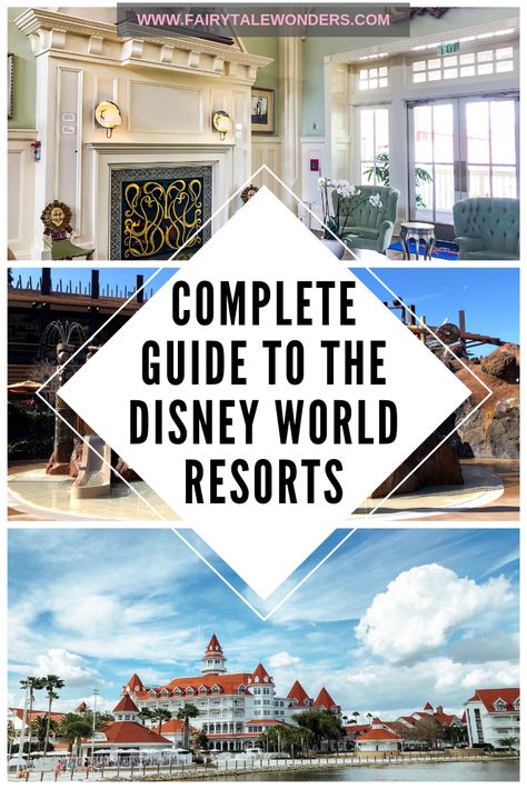 With so many resorts and hotels to choose from, it can be so difficult to decide where to stay when you visit Walt Disney World. We HIGHLY recommend staying on Disney property to get that complete magical and immersive Disney experience. With value, moderate and deluxe level resorts, and more than 25 to choose from, this guide will help you narrow down which resort is the best choice for your next trip! Best Disney Hotels, Disney Resort Hotels, Disney World Christmas, Disney World Hotels, Disney World Vacation Planning, Disney Trip Planning, Disney Vacation Planning, Disney Hotels, Disney Orlando