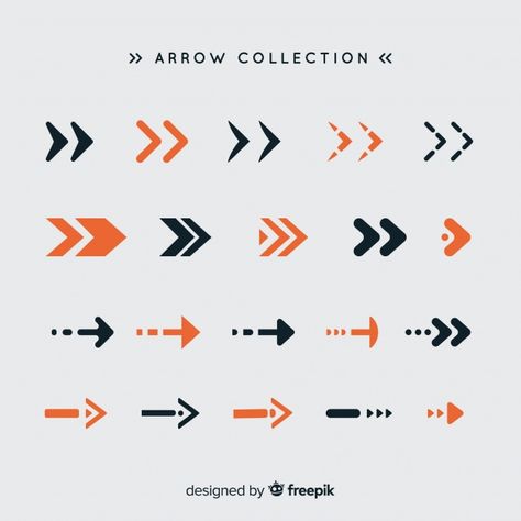 Discover thousands of copyright-free vectors. Graphic resources for personal and commercial use. Thousands of new files uploaded daily. Arrow Design Graphic, Arrow Infographic, Arrows Design, Arrow Illustration, Arrows Graphic, Design Infographic, Arrow Signs, Graphic Design Elements, Logo Design Free