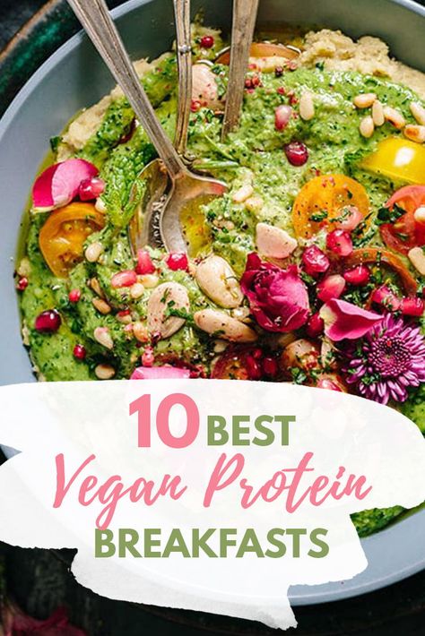 Vegan Breakfast With Protein, High Vegetable Breakfast, Low Calorie High Protein Vegan Breakfast, High Protein Low Carb Vegan Breakfast, High Protein Vegan Breakfast Meal Prep, Vegan High Protein Breakfast, Protein Vegan Breakfast, Vegan Protein Breakfast, Strength Challenge