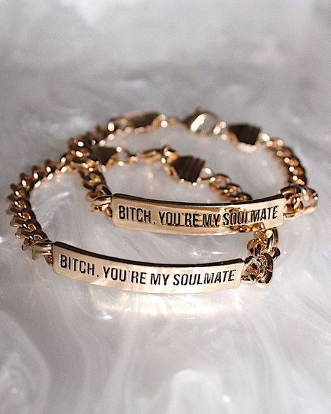 Unique Birthday Gifts For Bestie, Matching Bff, Frasier Sterling, Bff Bracelets, Diy Birthday Gifts For Friends, My Soulmate, Instagram B, Bestie Gifts, Matching Jewelry