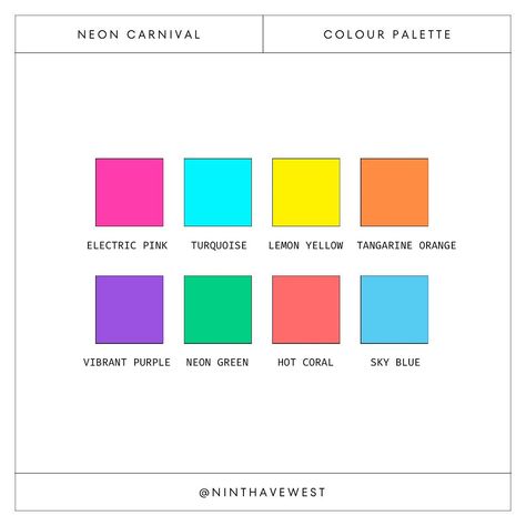 🎨 Ready to add some serious vibes to your brand? Check out our latest color palettes to inspire your next design project! Whether you’re looking for warm, earthy tones, luxurious hues, or bold neon pops, we’ve got you covered. 1️⃣ Harvest Glow: Cozy, autumn-inspired shades perfect for those who love a natural and rustic touch. 2️⃣ Opulent Rose: A rich, elegant palette that brings sophistication with its deep tones and delicate pinks. 3️⃣ Neon Carnival: Bold, bright, and full of energy! Perfe... True Bright Color Palette, Neon Color Palette, Neon Carnival, Neon Colour Palette, Bright Color Palette, Autumn Inspired, Color Palette Bright, Rose A, Latest Colour