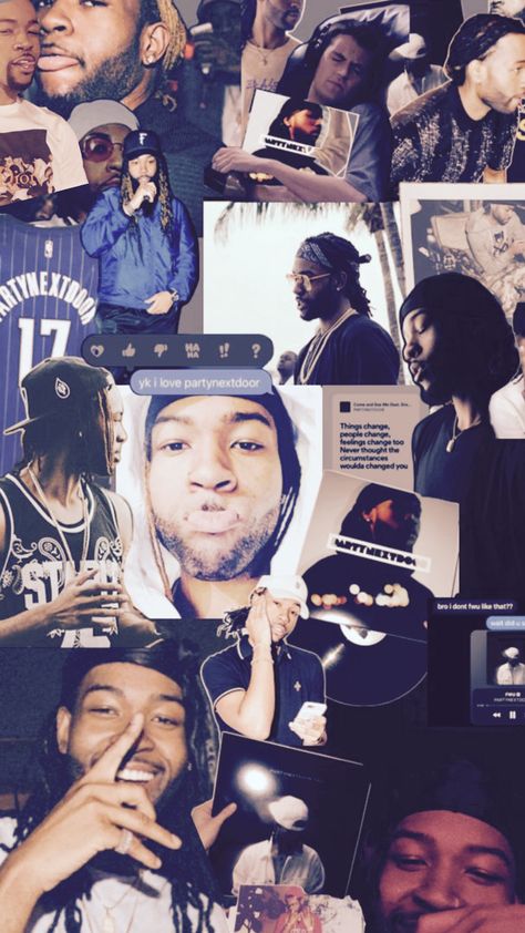 Pnd Rapper Wallpaper, Party Next Door Wallpaper, Party Next Door Aesthetic, Partynextdoor Wallpaper, Partynextdoor Instagram, Rod Wave Collage, Partynextdoor Album, Scary People, Pretty Wallpaper Ipad