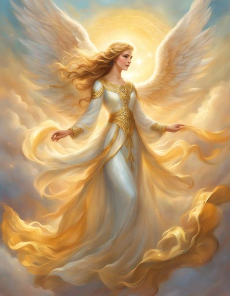 Who Is Archangel Haniel? If you're seeking guidance and support during these challenging times, Archangel Haniel may be the perfect angelic figure to turn to. Known as the angel of joy, Haniel works to direct people who are searching for fulfillment to God, who is the source of all joy. Haniel is also associated with the energy of love and harmony, making her a powerful ally when it comes to caring for yourself during chaotic times. Archangel Haniel, Winged Girl, White Angel Wings, Gem Crafts, Angel Images, Angel Warrior, Kit Design, Earth Angel, Angel Pictures