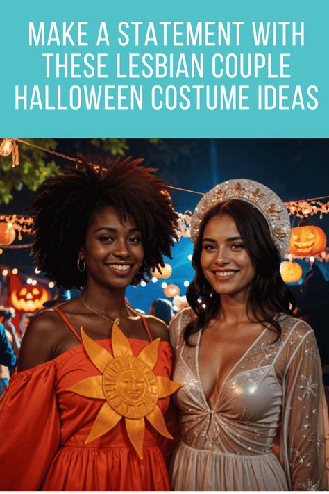 🎃👻 Lesbian Couple Halloween Costume Ideas That Make a Statement!  Happy Halloween, everyone! 🖤✨

Get ready to turn heads and create unforgettable memories with these fabulous costume ideas:

💖 Iconic Duos with Major Connection

✨ Creative Pairings That Just Belong Together

🎉 Themes with a Twist

#LesbianHalloween #LesbianCouples #LesbianCostumes #CouplesCostumes #HalloweenCostumeIdeas #Lesbians #IconicDuos #CreativeCostumes #LGBTQ #CostumeInspo Costume Ideas Iconic, Lesbian Couple Halloween, Lesbian Couple Halloween Costumes, Lesbian Halloween, Couple Halloween Costume, Iconic Duos, University Events, Florida Travel Guide, Miami Orlando