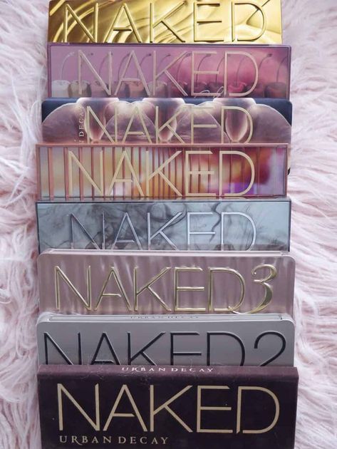 Swatches of all the Urban Decay Naked Eyeshadow Palettes in my collection Naked Eyeshadow Palette, Koleksi Makeup, Urban Decay Eyeshadow Palette, Urban Decay Palette, Urban Decay Vice Lipstick, Eyeshadow Products, Best Makeup Tips