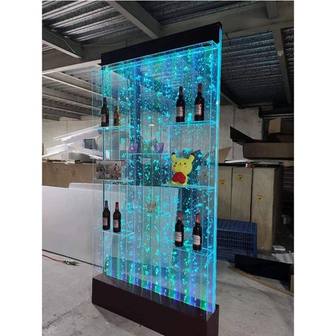 2022 New Home Decoration Colorful Changing Bubble Waterfall Indoor Glass Water Wall Fountain Waterfalls For Wine Rack https://m.alibaba.com/product/1600599274712/2022-New-Home-Decoration-Colorful-Changing.html?__sceneInfo={"cacheTime":"1800000","type":"appDetailShare"} Waterfall Indoor, Mall Exterior, Glass Fountain, Water Wall Fountain, Glass Waterfall, Retail Interior Design, Water Wall, Waterfall Wall, Wall Fountain