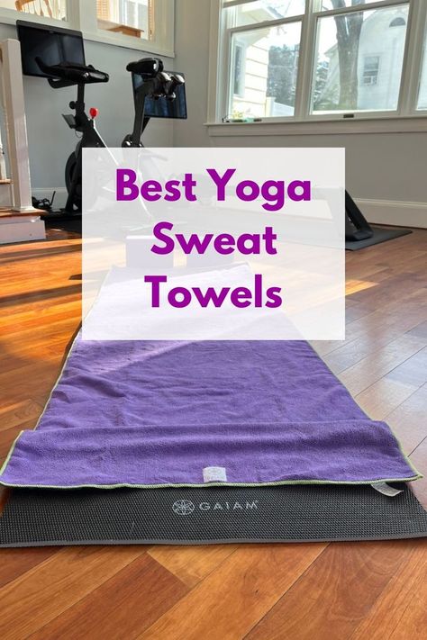 If you get sweaty hands and feet like I do, then you'll want to invest in yoga towels for your practice. Even a towel to go over your mat. Brands include Gaiam and Lululemon. Peloton Home Gym, Sweaty Hands, Peloton Bike, Yoga Towel, Best Yoga, Home Gym, Towels, Yoga, Gym