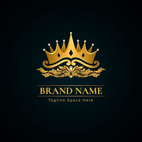 Free vector gradient gold crown logo tem... | Free Vector #Freepik #freevector #crown-logo #logo #gold-logo #logo-templates Golden Crown Logo, Gold Crown Logo, Free Logo Templates, Vector Gradient, E Marketing, Golden Crown, Crown Logo, Gold Crown, Name Logo