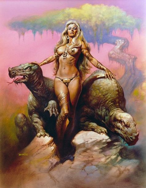 (6) X'te Magicman🇺🇸: "#GM my friends #gm #ttrpg #DnD #dnd #fantasy #fantasyart https://t.co/Yp0nWWnTLl" / X Boris Vallejo Art, Boris Vallejo Julie Bell, Fantasy Jungle, Julie Bell, Science Fiction Artwork, Boris Vallejo, Frank Frazetta, Retro Sci Fi, Pulp Art