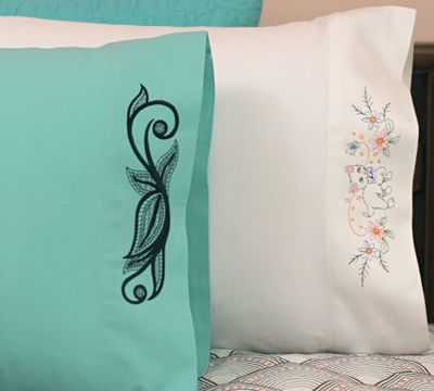 Machine Embroidery Designs at Embroidery Library! - Embroidery Library Machine Embroidery Gift Ideas, Embroidery Machine Tutorials, Cardinal Embroidery, Pillowcase Embroidery, Embroidery Pillow Case, Embroidery Gift Ideas, Embroidery Designs Flowers, Embroidery Things, Machine Embroidery Tutorials