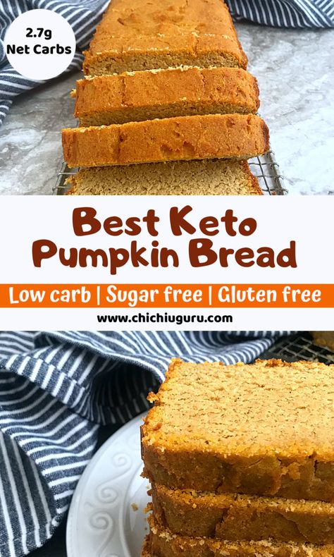 Aip Pumpkin, Keto Pumpkin Bread, Pumpkin Spice Bread, Best Keto Bread, Coconut Bread, Keto Pumpkin, Easy Keto Recipes, Baking Soda Beauty Uses, Paleo Pumpkin