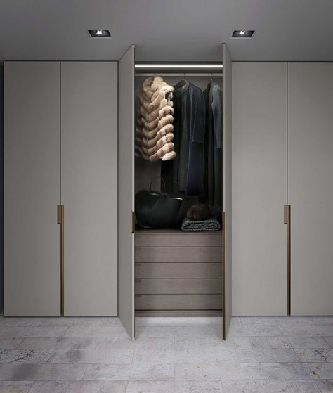 Modern Cupboard Design, Wardrobe Door Designs, Luxury Wardrobe, Home Hall Design, Luxury Closets Design, Closet Colors, Wardrobe Designs, Modern Closet, Modern Luxury Bedroom