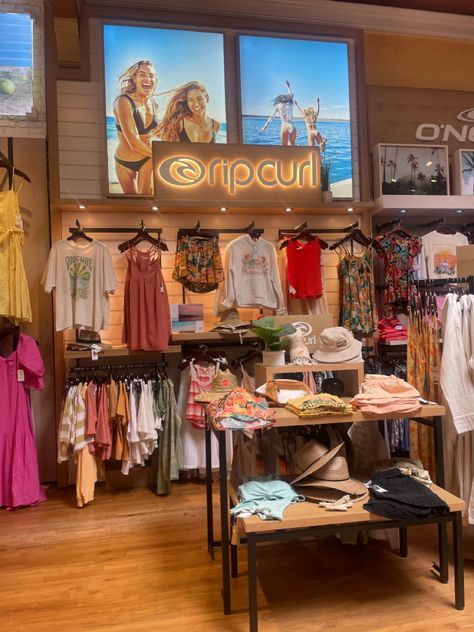 Surf Shops, Beach Hippie, Beach Stores, Beach Shop, Summer 24, Surfer Girl, Beach Aesthetic, Surf Shop, Rip Curl