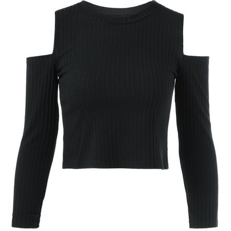 Cold Shoulder Cropped Sweater ($10) ❤ liked on Polyvore featuring tops, sweaters, shirts, crop tops, blusas, shirt sweater, shoulder cut out shirt, crop top, cold shoulder shirt and shirt top Cut Out Shoulder Top, Open Shoulder Sweater, Cold Shoulder Crop Top, Look Grunge, Shirts Crop, Cold Shoulder Shirt, Cold Shoulder Sweater, Shoulder Tops, Crop Top Sweater