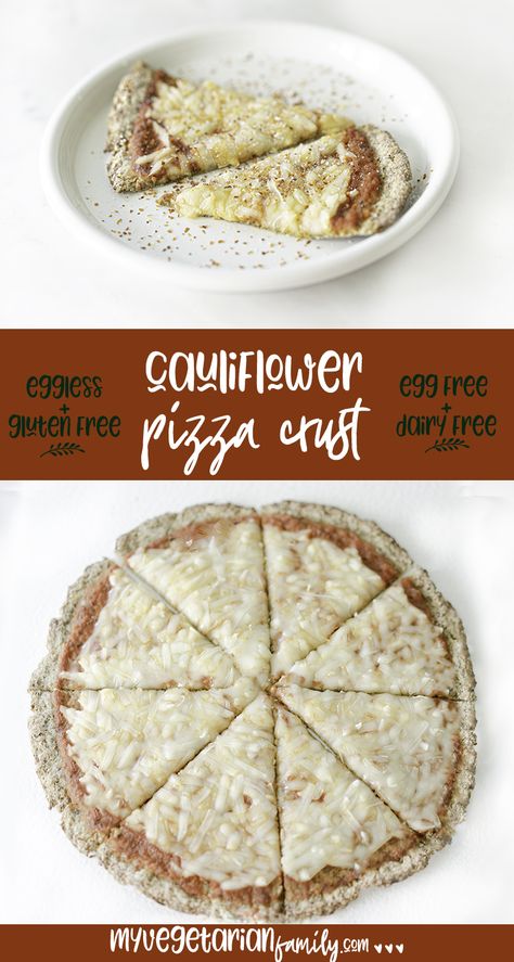 Oat Pizza Crust, Dairy Free Pizza Crust, Vegan Cauliflower Pizza Crust, Seeds Bread, Dairy Free Pizza, Cauliflower Pizza Crust Recipe, Healthy Low Fat Recipes, Cauliflower Pizza Crust, Healthy Low Carb Dinners