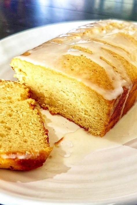 4 Ingredient Lemon Pound Cake Mad Honey Book, Mad Honey, Lemon Greek Yogurt, Honey Book, Cauliflower Alfredo, Easiest Dessert, Lemon Pound Cake Recipe, Lemon Drizzle Cake, Lemon Cake Mixes