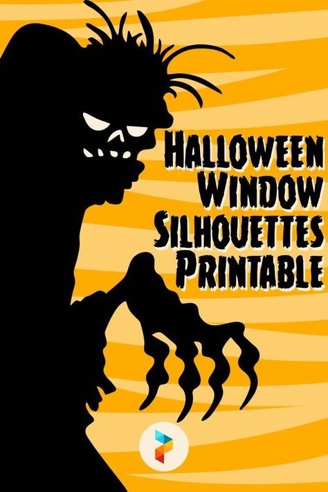 Click this pin to download tons of halloween window silhouettes printable templates! Diy Halloween Window Silhouettes, Diy Halloween Window Decorations, Diy Halloween Window, Silhouette Printables, Halloween Window Silhouettes, Imprimibles Halloween, Halloween Window Decorations, Halloween Stencils, Halloween Wood Crafts