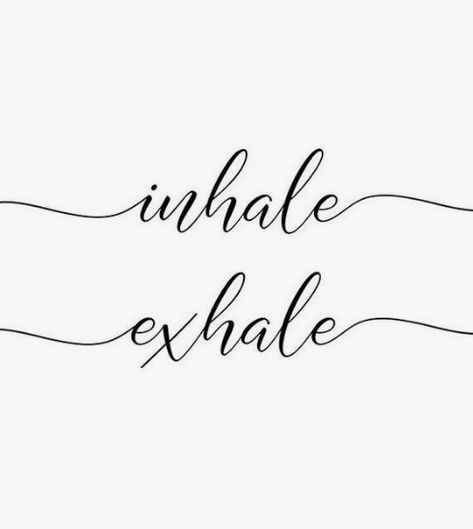 Inhale Exhale Tattoo, Inhale Exhale Quotes, Yoga Quotes Namaste, Breathe Quotes, Typographic Art Print, Modern Quotes, Yoga Wall Art, Yoga Prints, Yoga Poster