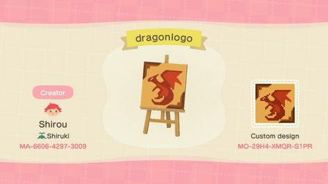 🍁Chocolate Orange Shirou 🐉: "I made a neat dragon flag yall can use #AnimalCro…" - Dragon Style Acnh Town Flag Ideas, Dragon Animal Crossing, Acnh Dragon Design, Acnh Dragon, Acnh Island Flag Design, Acnh Flag Ideas, Acnh Flag Design, Flag Code, Animal Crossing 3ds