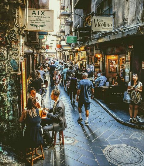 Melbourne laneway Melbourne Laneways, Luxurious Bedrooms, Times Square, Melbourne, New Zealand, Street View, Australia, Travel