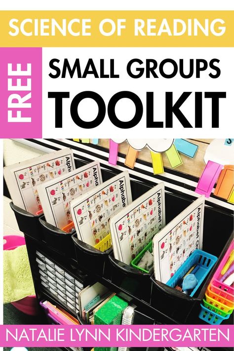 Small Groups Reading, How To Organize Small Group Materials, Ela Small Groups 1st Grade, Small Group Teacher Caddy, 3rd Grade Reading Small Group, Science Small Groups, Small Group Bins, Small Group Rotation Schedule, Classroom Small Group Table