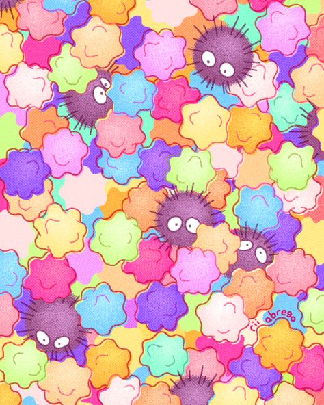 rii abrego on Twitter: "sugar and soot (wallpaper set below!) https://t.co/VIgBCey9Ht" / Twitter Soot Wallpaper, Wallpaper Tab, Soot Sprite, 4k Wallpaper Iphone, Wallpaper Set, Soot Sprites, Ghibli Artwork, Studio Ghibli Art, Photo Collage Template