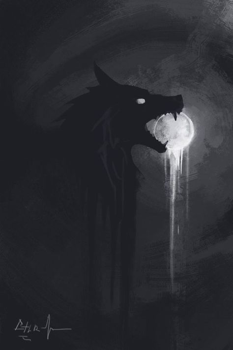 Shadow Wolf Demon, Wolf Pfp Aesthetic, Wolf Aesthetic Dark, Werewolf Aesthetic Wallpaper, Shadow Wolf Art, Dark Wolf Art, Black Wolf Art, Therian Wallpaper, Shadow Wolf