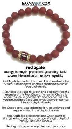 Beaded Bracelets  # Red Agate Meaning, Crystal Dictionary, Reiki Chakra, Crystal Healing Stones, Chakra Jewelry, Jewelry Fashion Trends, Chakra Bracelet, Yoga Jewelry, Crystal Meanings