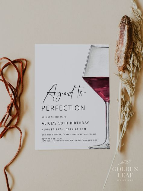 Like A Fine Wine Birthday, February Themed Birthday Party, Aged Like A Fine Wine Birthday, Aged Like Fine Wine, Wine Party Decorations Birthday, Aged Like Fine Wine Party Theme, Fine Wine Birthday Party, Wine Themed Birthday Party Ideas, 30th Birthday Wine Theme