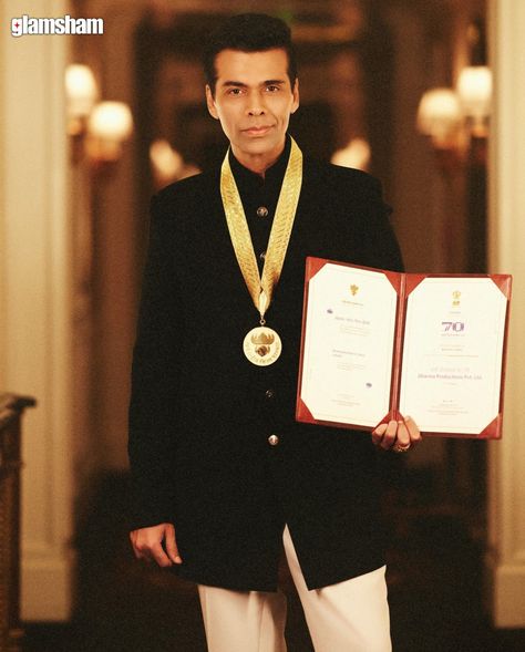 Karan Johar celebrated Brahmastra's National Award 2024 win by sharing photos on Instagram, including one with director Ayan Mukerji. The images show them proudly holding their medals and awards, marking a significant milestone for the film. #Glamsham #KaranJohar #Bollywood #IndianCinema #PopCulture ( Bollywood, Indian Cinema, Entertainment, Pop Culture, Karan Johar, Brahmastra ) Ayan Mukerji, Karan Johar, Indian Cinema, Pop Culture, Photo Sharing, Entertainment, Film, Celebrities, On Instagram