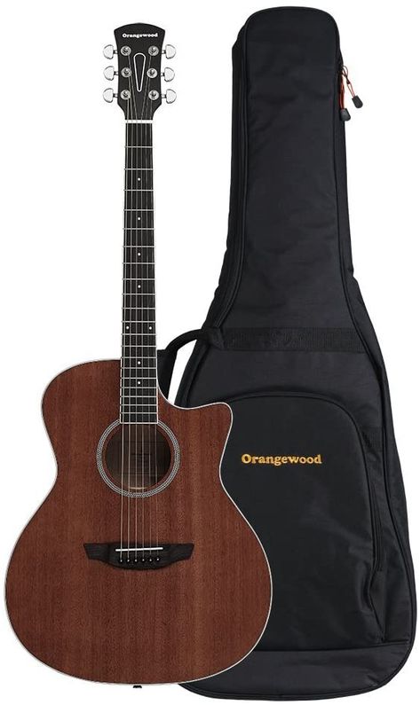 Amazon.com: Orangewood 6 String Acoustic Guitar, Right, Mahogany, Cutaway (OW-REY-M): Musical Instruments Acoustic Guitar Accessories, Martin Acoustic Guitar, Acoustic Guitar Music, Guitar Obsession, Acoustic Guitar Strings, Best Acoustic Guitar, Guitar For Beginners, Guitar Pickups, Guitar Strings