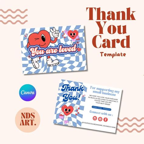 BUNDLING 4 THANK YOU CARD TEMPLATE CANVA PRO ONLY 55K THEME : RETRO & GROOVY 🚫DO NOT COPY DESIGN🚫 MINAT? DM📩 #thankyoucard #thankyoucarddesign #thankyoucardmurah #thankyoucardmedan #thankyoucardset #canvadesign #smallbusiness #smallbusinessowner Copy Design, Interesting Facts About Me, Thank You Card Design, Fun Facts About Yourself, Retro Theme, Retro Groovy, Canva Pro, Thank You Card Template, Modern Business Cards