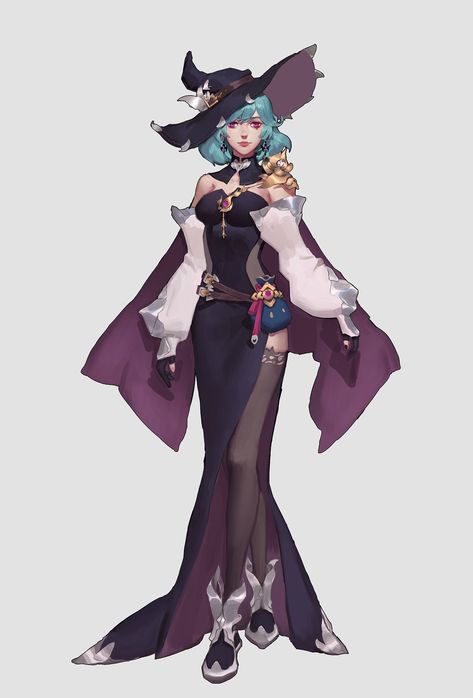 Witch Concept, Female Wizard, Witch Characters, Witch Design, Female Character Concept, Witch Art, 영감을 주는 캐릭터, Female Character Design, Character Design References