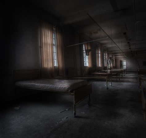 Asylum S | Out of the many abandoned asylum's i have been th… | Flickr Ahs Asylum, View Finder, Mental Asylum, Abandoned Asylums, Nurse Aesthetic, Insane Asylum, Psychiatric Hospital, Abandoned Hospital, Hospital Interior