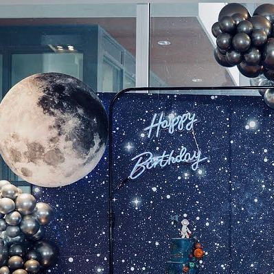 Universe Decoration Party, Moon Landing Party, Galaxy Balloon Decor, Star Balloon Backdrop, Galaxy Birthday Backdrop, Luxury Event Decor, Shoot For The Moon, Mini Garland, Qualatex Balloons