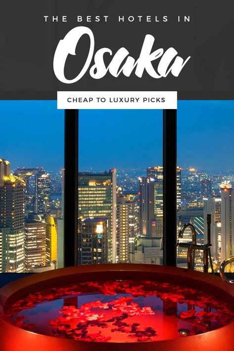 Best Hotels In Japan, Japan Budget, Osaka Hotel, Japan Hotels, Hotels In Japan, Namba Parks, Kyoto Autumn, Romantic Hotel Rooms, Luxury Places