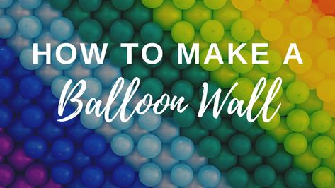 How to Make a Balloon Wall in 4 Easy Steps - My Amusing Adventures Diy Balloon Wall, Baloon Wall, Photo Backdrop Wall, Photographer Backdrop, Link Balloons, How To Make Balloon, Diy Photo Backdrop, Balloon Garland Diy, Backdrop Wall