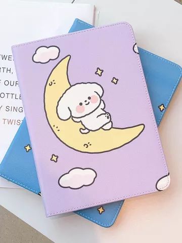 Cute Tablet Cases, Kawaii Stationery Notebooks, Diary Cover Design, Cute Ipad Cases, Sticker Organization, Custom Ipad, Diary Covers, Study Stationery, Cute Journals