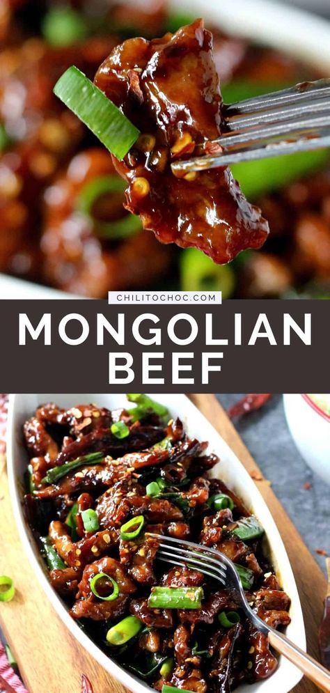 Mongolian Beef And Broccoli Recipe, Spicy Mongolian Beef, Mongolian Sauce, Recipes With Chili Garlic Sauce, Mongolian Beef Recipe, Ginger Beef, Garlic Beef, Mongolian Beef Recipes, Beef Marinade