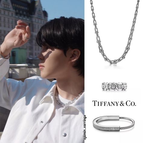 Sixteen Stone Ring, Jimin Earrings, Nova York, Link Necklace, Stone Ring, Tiffany & Co., Diamonds, Stone, Ring