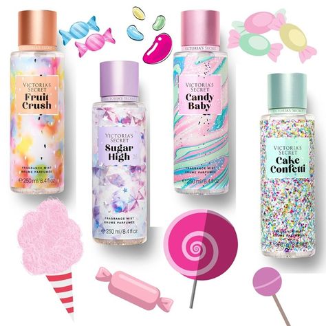 Victoria's Secret Sweet Fix Fragrances Are a Sugary Treat for Gourmand Lovers Fragrance Pairings, Perfume Victoria Secret, Profumo Victoria Secret, Fruit Crush, Cake Confetti, Victoria Secret Body Spray, Victoria's Secret Perfume, Victoria Secret Fragrances, Perfume Body Spray