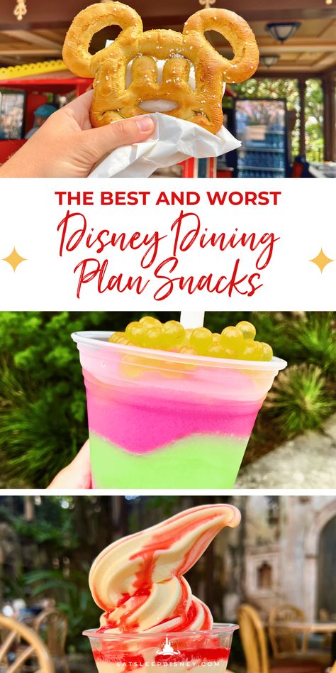 The Best and Worst Disney Dining Plan Snacks Dining Plan, Quick Service Restaurant, Family Disney Trip, Disney Snacks, Disney Dining Plan, Adventures By Disney, Disney Tips, Disney Dining, Frozen Meals