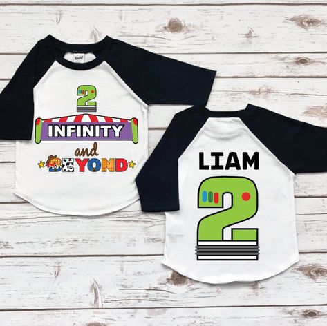 2 infinity and beyond toy story shirt buzz lightyear shirt | Etsy Buzz Lightyear Shirt, Buzz Lightyear Birthday Party, Buzz Lightyear Birthday, Bday Shirt, Kids Birthday Shirts, 2nd Birthday Shirt, Story Birthday, Toy Story Shirt, 2nd Birthday Party Themes