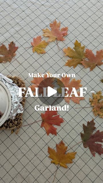 Holley and Sarah on Instagram: "This took me maybe 20 minutes to make! Get outside this weekend while the leaves are at peak and preserve the beauty with this simple DIY! Soaking up the last few days of September, such a sweet time of year. 🍁🍂

#diydecor #cottagecoreaesthetic #craftingideas #falldecor #fallleaves #budgetfriendlydecor #sustainabledecor" Fall Leaves Diy Decor, Diy Leaf Decor, Crafts With Leaves, Autumnal Crafts, Thanksgiving Decorations Table Setting, Autumn Arrangements, Autumn Leaves Craft, Diy Instagram, Diy Leaves