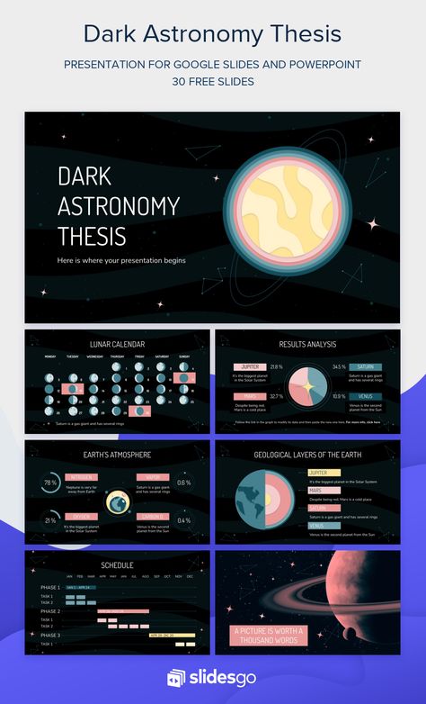 Astronomy Design, Science Powerpoint, Be A Doctor, Powerpoint Animation, Presentation Slides Design, Powerpoint Slide Designs, Presentation Design Layout, Education Templates, Slides Design