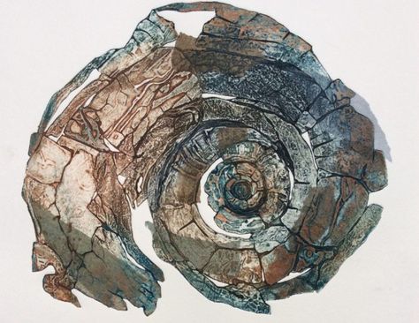 Somerset Art Works » slowe Fossil Art, Collagraph Printmaking, Collagraphy, Artist Sketchbook, Art Degree, Print Inspiration, Art Event, Monoprint, Textile Artists