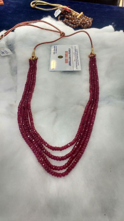 Crystal Beads Necklace Design Indian, Ruby Beads Mala, Beats Jewellery, Mango Mala Jewellery, Pearl Bridal Jewelry Sets, Mango Mala, Indian Choker, Indian Choker Necklace, Mala Jewelry