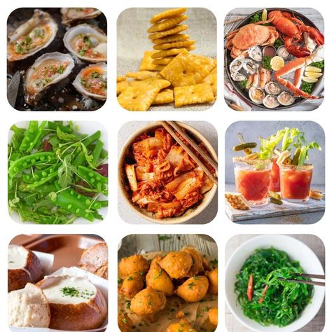 Oyster Meal Ideas, Oyster Roast Party Menu Appetizers, Raw Oysters Toppings, Side Dishes For Oysters, Sides For Oyster Roast, Oyster Side Dishes, Side Dishes For Oyster Roast, Oyster Roast Side Dishes, Oyster Dinner Party